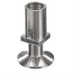 Picture of 1-1/4" Square Nickel Plated Zinc Die Cast Adjustable Flanged Foot Insert