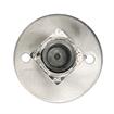 Picture of 1-1/2" Square Stainless Steel Clad Zinc Die Cast Adjustable Flanged Foot Insert With Mounting Holes