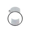 Picture of 1-5/8" x 2-5/8"H Zinc Plated Steel Leg Socket With Plain Top