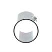 Picture of 1-5/8" x 2-5/8"H Zinc Plated Steel Leg Socket With Plain Top