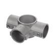 Picture of Brushed Aluminum Center Cross Brace Fitting For 1-5/8" OD Legs
