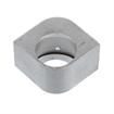 Picture of Brushed Aluminum Corner Adjustable Undershelf Bracket For 1-5/8" Legs