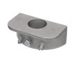 Picture of Brushed Aluminum CenterAdjustable Undershelf Bracket For 1-5/8" Legs