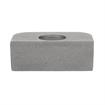 Picture of Brushed Aluminum CenterAdjustable Undershelf Bracket For 1-5/8" Legs