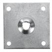 Picture of 3-1/2" x 3-1/2" Zinc Plated Steel Removable Mounting Plate With 5/8-11 Tapped Center Hole