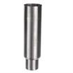 Picture of 1-5/8"OD x 6"H Stainless Steel Equipment Leg With Plain Top And Adjustable Round Toe