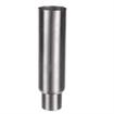 Picture of 1-5/8"OD x 6"H Stainless Steel Equipment Leg With Plain Top And Adjustable Round Toe