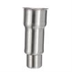 Picture of 2" OD x 6" H Stainless Steel Flared Top Equipment Leg With Adjustable Round Toe For Weld Application
