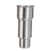 Picture of 2" OD x 6" H Stainless Steel Flared Top Equipment Leg With Adjustable Round Toe For Weld Application