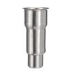 Picture of 2" OD x 6" H Stainless Steel Flared Top Equipment Leg With Adjustable Round Toe For Weld Application