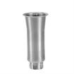 Picture of 2" OD x 6" H Stainless Steel Flared Top Equipment Leg With 3/4-10 x 3/4" L Flush Stud And Adjustable Hex Toe