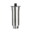 Picture of 2" OD x 6" H Stainless Steel Flared Top Equipment Leg With 3/4-10 x 3/4" L Protruding Stud And Adjustable Hex Toe