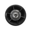Picture of 6" H Black Epoxy Die Cast Equipment Leg With 1/2-13 x 3/4" L Protruding Stud And Adjustable Hex Toe