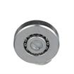 Picture of 1-5/16" OD Steel Flat Ball Bearing Roller with 1/4-20 x 1" L Flat Head Screw Stud