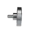 Picture of 1-5/16" OD Steel Flat Ball Bearing Roller with 1/4-20 x 1" L Flat Head Screw Stud