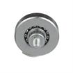 Picture of 1-5/16" OD Steel Flat Ball Bearing Roller with 1/4-20 x 1" L Flat Head Screw Stud