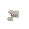 Picture of Stainless Steel Top Glass Clamp with Gaskets for 1/4" Glass