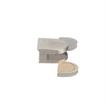 Picture of Stainless Steel Top Glass Clamp with Gaskets for 1/4" Glass