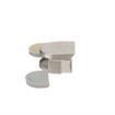 Picture of Stainless Steel Right-Hand Bottom Glass Clamp with Gaskets for 3/8" Glass