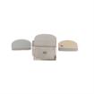 Picture of Stainless Steel Right-Hand Bottom Glass Clamp with Gaskets for 3/8" Glass