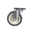 Picture of Standard Duty 1-3/4" x 3" Plate Caster With 3" Gray Rubber Wheel With Brake