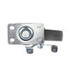 Picture of Standard Duty 1-3/4" x 3" Plate Caster With 3" Gray Rubber Wheel With Brake