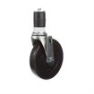 Picture of Standard Duty 1-1/2" Expanding Stem Caster With 5" Black Rubber Wheel