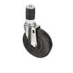 Picture of Standard Duty 1-1/2" Expanding Stem Caster With 5" Black Rubber Wheel