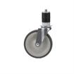 Picture of Standard Duty 1-1/2" Expanding Stem Caster With 5" Gray Rubber Wheel With Brake