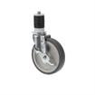 Picture of Standard Duty 1-5/8" Expanding Stem Caster With 5" Gray Rubber Wheel With Brake
