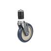 Picture of Standard Duty 1-5/8" Expanding Stem Caster With 5" Blue Polyurethane Wheel