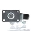 Picture of Medium Duty 2-3/8" x 3-5/8"  Plate Caster With 5" Black Rubber Wheel And Brake