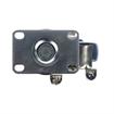 Picture of Medium Duty 2-3/8" x 3-5/8"  Plate Caster With 3-1/2" Blue Polyurethane Wheel And Brake