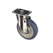Picture of Medium Duty 2-3/8" x 3-5/8"  Plate Caster With 5" Blue Polyurethane Wheel