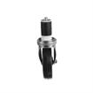 Picture of Medium Duty 1" Expanding Stem Caster With 3-1/2" Black Rubber Wheel