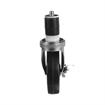 Picture of Medium Duty 1" Expanding Stem Caster With 3-1/2" Black Rubber Wheel With Brake