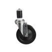 Picture of Medium Duty 1-5/8" Expanding Stem Caster With 3-1/2" Black Rubber Wheel