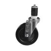 Picture of Medium Duty 1-5/8" Expanding Stem Caster With 3-1/2" Black Rubber Wheel With Brake