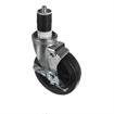 Picture of Medium Duty 1-5/8" Expanding Stem Caster With 5" Black Rubber Wheel With Brake