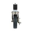 Picture of Medium Duty 1-5/8" Expanding Stem Caster With 5" Gray Rubber Wheel With Brake