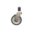 Picture of Medium Duty 1-5/8" Expanding Stem Caster With 5" Blue Polyurethane Wheel With Brake