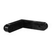 Picture of 4-1/16" L x 1" W x 7/8" H Black PVC Corner Bumper With Rounded Ends