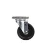 Picture of Medium Duty 2-3/8" x 3-5/8"  Plate Caster With 3" Black Polyolefin Wheel