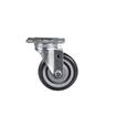Picture of Medium Duty 2-3/8" x 3-5/8"  Plate Caster With 4" Blue Polyurethane Wheel
