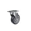 Picture of Medium Duty 2-3/8" x 3-5/8"  Plate Caster With 4" Blue Polyurethane Wheel