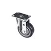 Picture of Medium Duty 2-3/8" x 3-5/8"  Plate Caster With 4" Blue Polyurethane Wheel