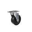 Picture of Medium Duty 2-3/8" x 3-5/8"  Plate Caster With 5" Black Polyolefin Wheel