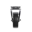 Picture of Medium Duty 2-3/8" x 3-5/8"  Rigid Plate Caster With 5" Black Polyolefin Wheel