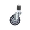 Picture of Medium Duty 1" Expanding Stem Caster With 3" Blue Polyurethane Wheel With Brake