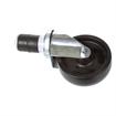 Picture of Medium Duty 1-1/2" Expanding Stem Caster With 4" Black Polyolefin Wheel